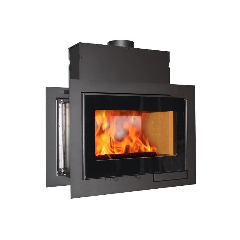 Kamineinsatz SCAN DSA 12 - 9 kW - Schwarz