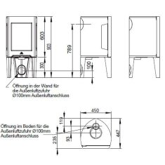 Kaminofen Gussofen Jotul F 163 - 5 kW