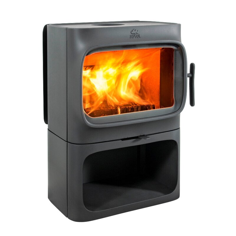 Kaminofen Gussofen Jotul F 305 B (mit Sockel) - 7 kW - schwarz lackiert (BP)