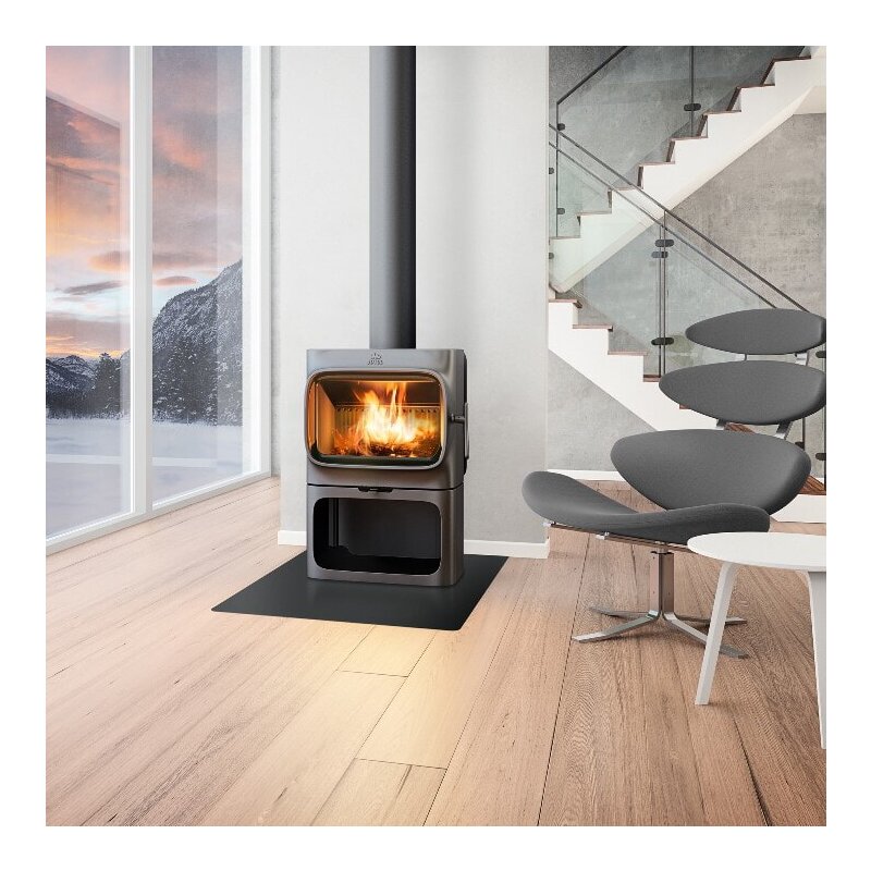 Kaminofen Gussofen Jotul F 305 B (mit Sockel) - 7 kW - schwarz lackiert (BP)