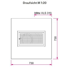 Kaminbausatz Camina S9 Kurz - 7 kW - Speicherkamin