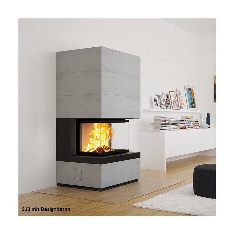 Kaminbausatz Camina S13 - 9 kW - Speicherkamin - schwenkbar