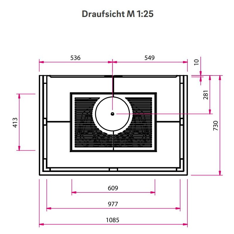 Kaminbausatz Camina S10 - 9 kW - Speicherkamin