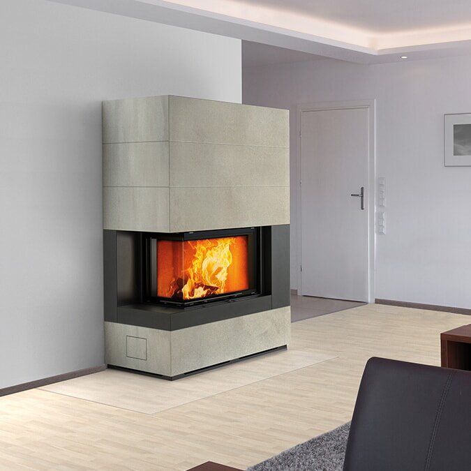 Kaminbausatz Camina S10 - 14,9 kW - Speicherkamin - wasserführend