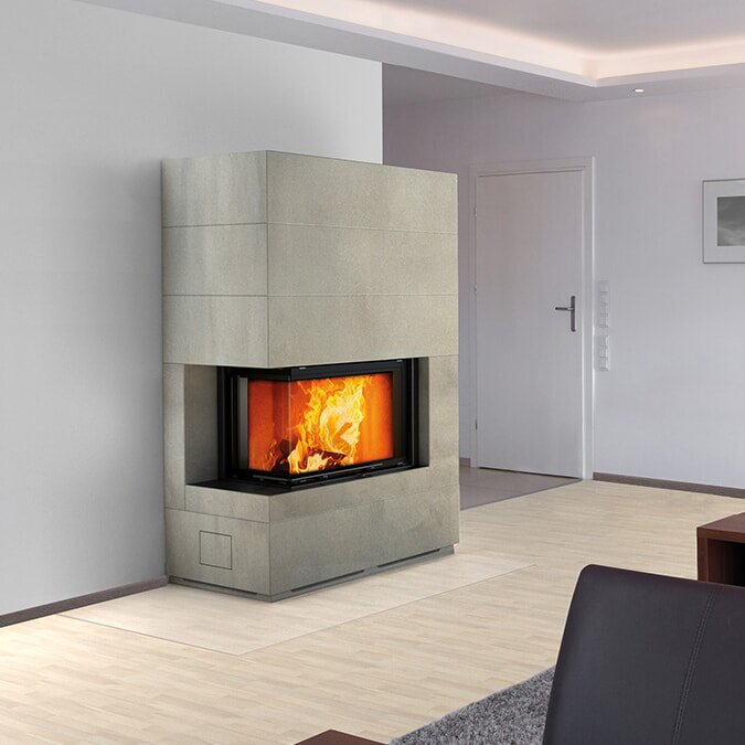 Kaminbausatz Camina S10 - 14,9 kW - Speicherkamin - wasserführend