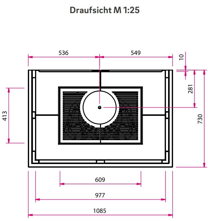 Kaminbausatz Camina S10 - 14,9 kW - Speicherkamin - wasserführend