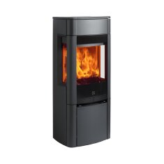 Kaminofen SCAN 65-2 Stahlmodell mit Seitenfenster - 6 kW - Schwarz