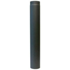 Rauchrohr Ø120 x 1000 x 2 mm, Farbe schwarz