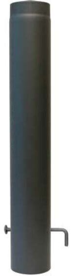Rauchrohr Ø120 x 1000 x 2 mm, Farbe schwarz