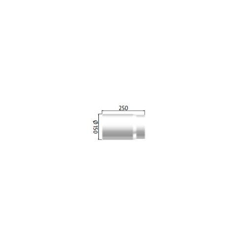 Jotul/Scan Rauchrohr Ø 150 x 250 x 2,3 mm,...