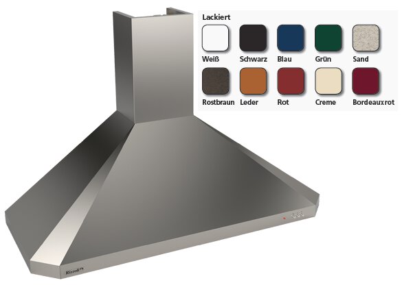 Dunstabzugshaube Rizzoli - Abgeschrägter Kamin - lackiert