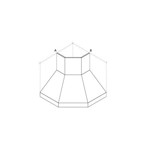 Maße AxB - 1100x1100 mm