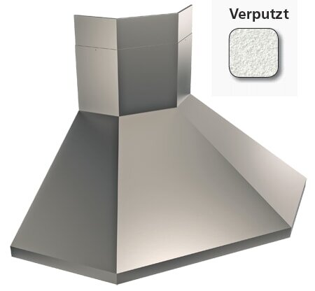 Dunstabzugshaube Rizzoli - Eckhaube - verputzt