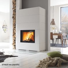 Kaminbausatz Camina S7 Hoch - Speicherkamin
