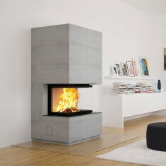 Kaminbausatz Camina S13 - 9 kW - Speicherkamin - hochschiebbar