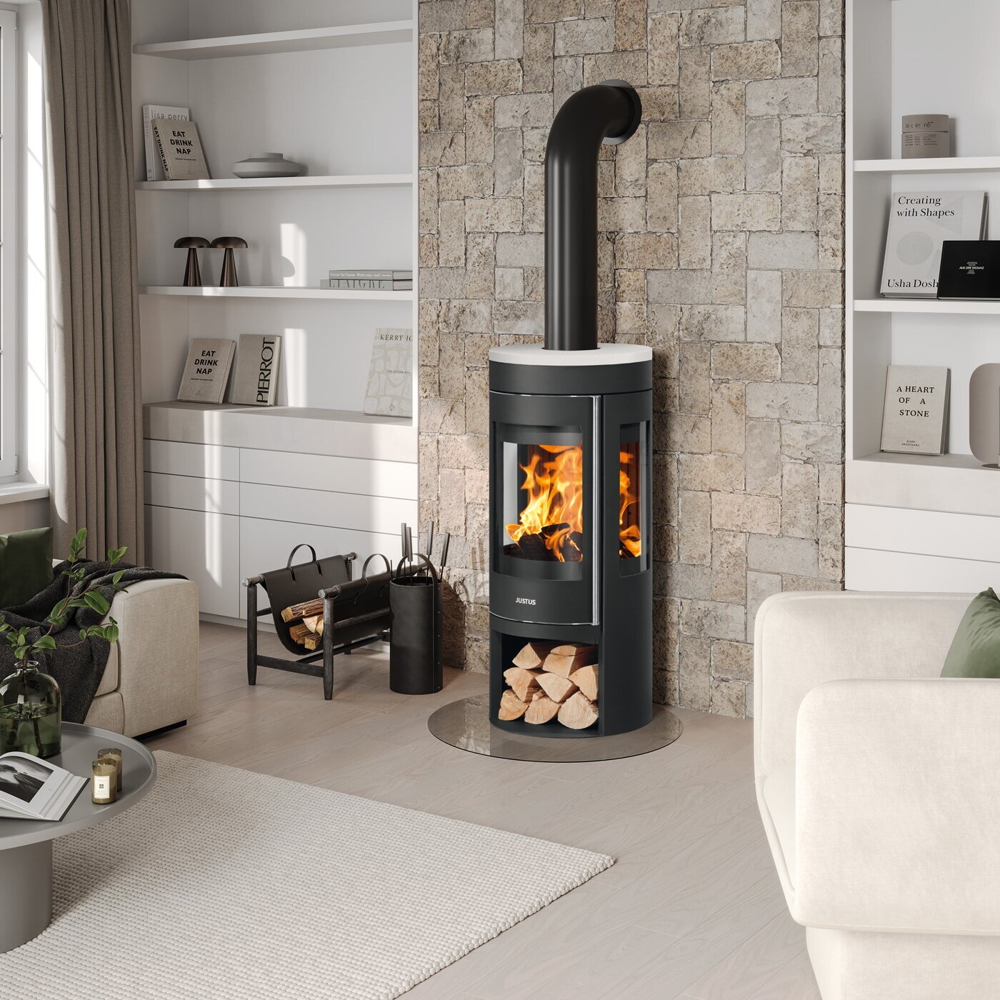 Kaminofen Justus Mino Trios 2.0 - 5,5 kW