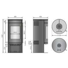 Kaminofen Justus Mino 2.0 - 5,5 kW