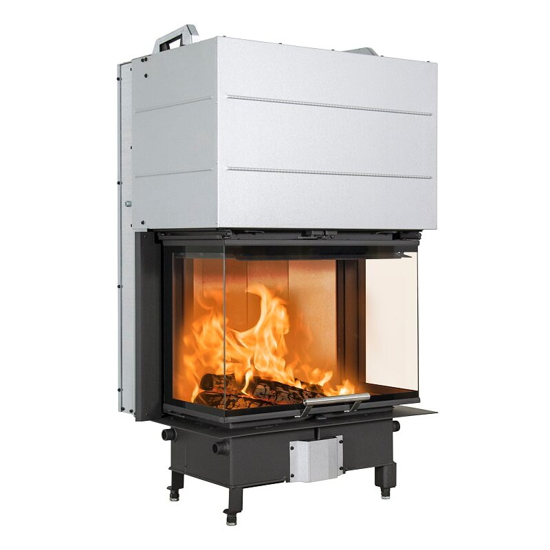 Kamineinsatz SCAN 5004 FRL mit Hebetür - 7,8 kW - Glasfront rechts und links