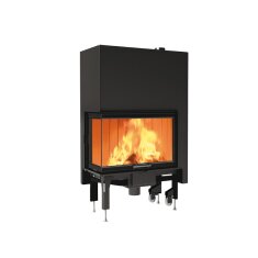 Holzkamin Einsatz Edilkamin WINDO2 95 R - 14,7 kW - Fenster Links