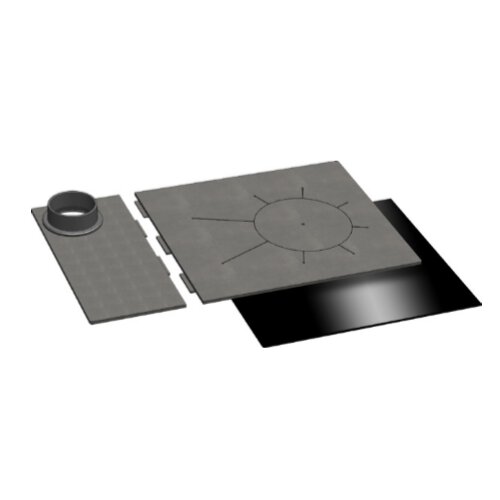 Greithwald geteilte Herdplatte aus 2/3 Glaskeramik mit...