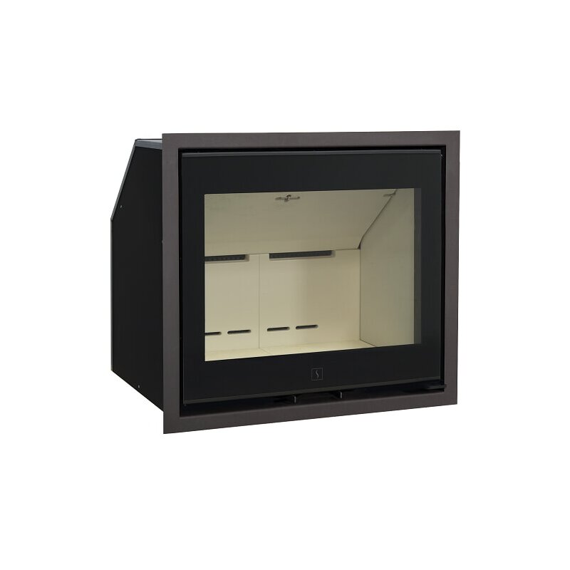 Kamineinsatz SCAN 1003 BB schwarzes Glas / schwarze Kantenleiste - 7,2 kW