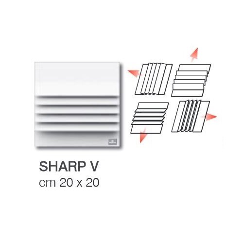 Edilkamin - Warmluftauslass SHARP V mit integriertem...