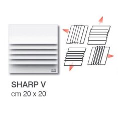 Edilkamin - Warmluftauslass SHARP V mit integriertem...