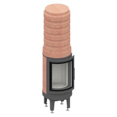 Kaminbausatz Camina S21 GO-Line - 2,2 kW - Grundofen-Wärmespeicheranlage