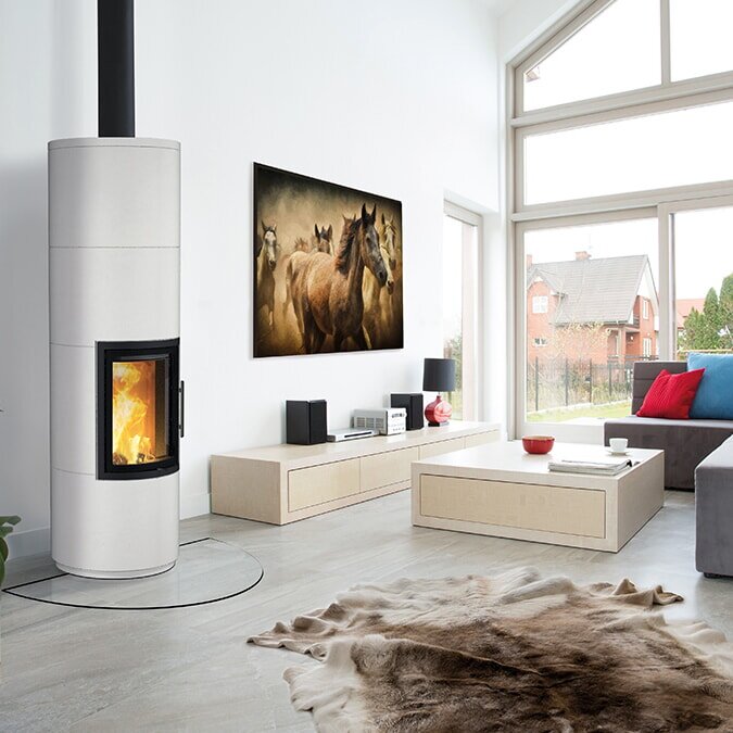 Kaminbausatz Camina S21 GO-Line - 2,2 kW - Grundofen-Wärmespeicheranlage