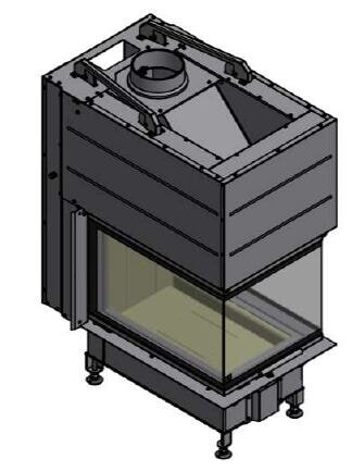 Kamineinsatz SCAN 5005 FRL - 10 kW