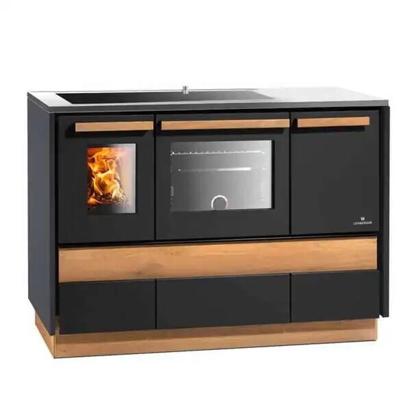 Küchenherd Lohberger Dachstein Alpin mit Warmhaltefach - 6 kW