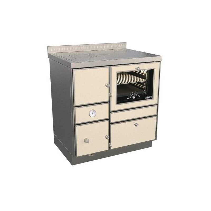 Zentralheizungsherd Rizzoli - Serie RTE mit Backofen - RTE 80 - Variant - 22 kW