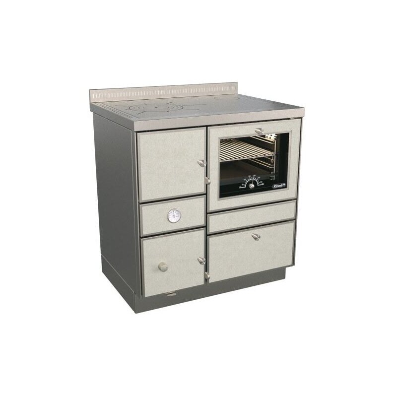 Zentralheizungsherd Rizzoli - Serie RTE mit Backofen - RTE 80 - Variant - 22 kW
