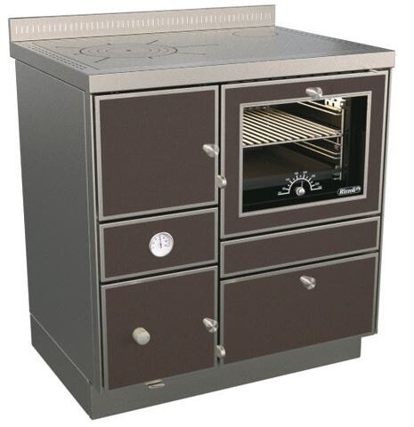 Zentralheizungsherd Rizzoli - Serie RTE mit Backofen - RTE 80 - Variant - 22 kW