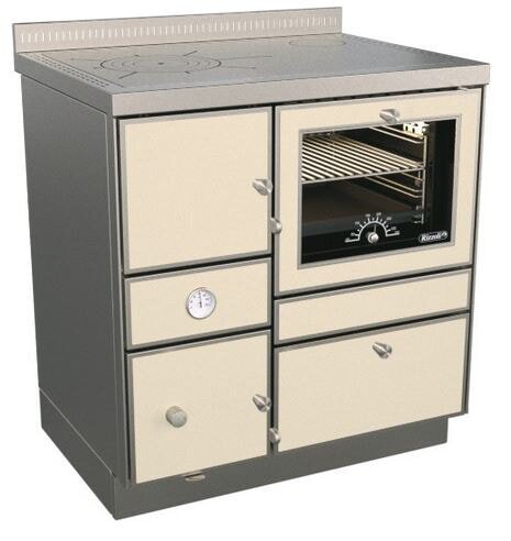 Zentralheizungsherd Rizzoli - Serie RTE mit Backofen - RTE 80 - Variant - 22 kW