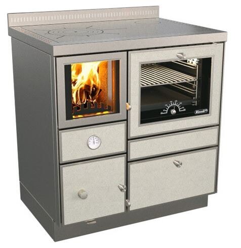 Zentralheizungsherd Rizzoli - Serie RTVE mit Backofen - RTVE 80 - Variant - 22 kW