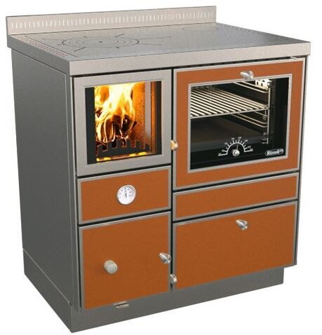 Zentralheizungsherd Rizzoli - Serie RTVE mit Backofen - RTVE 80 - Variant - 22 kW