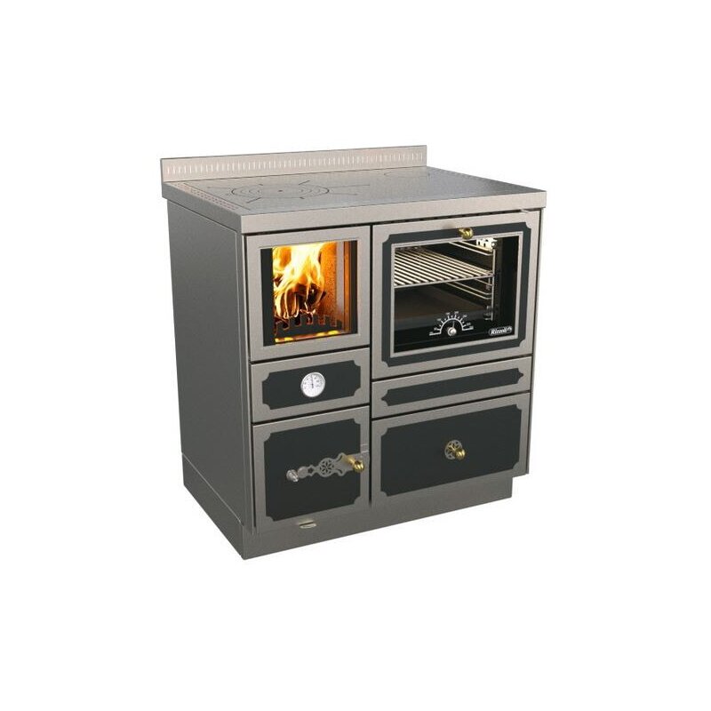 Zentralheizungsherd Rizzoli - Serie RTVE mit Backofen - RTVE 80 - Epoka - 22 kW