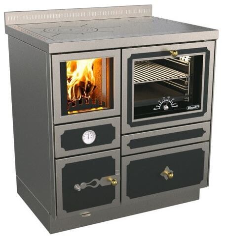 Zentralheizungsherd Rizzoli - Serie RTVE mit Backofen - RTVE 80 - Epoka - 22 kW