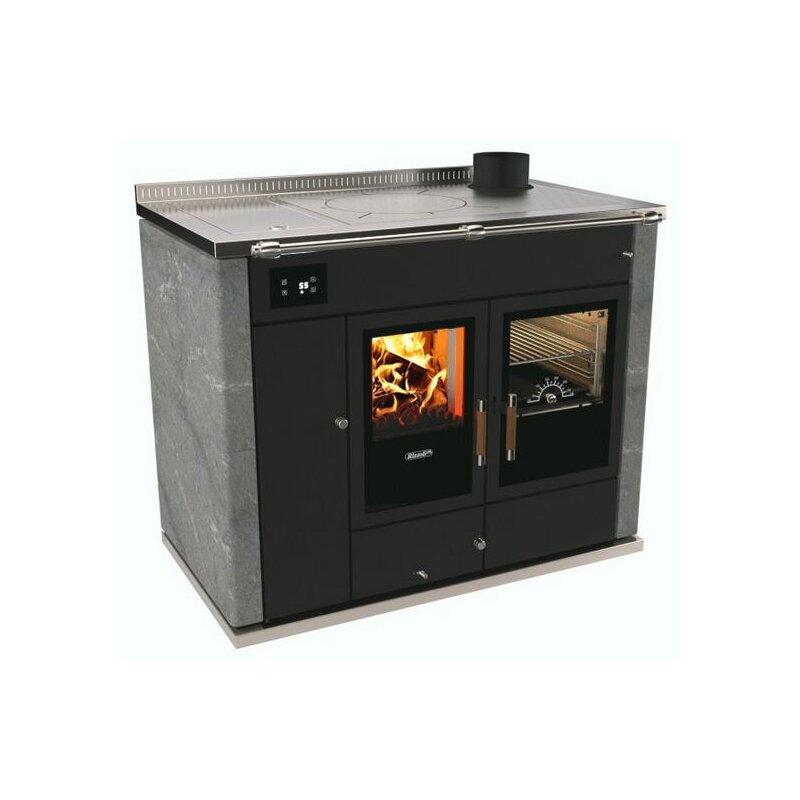 Zentralheizungsherd Rizzoli - Serie STP mit Backofen - Rustik - 30 kW