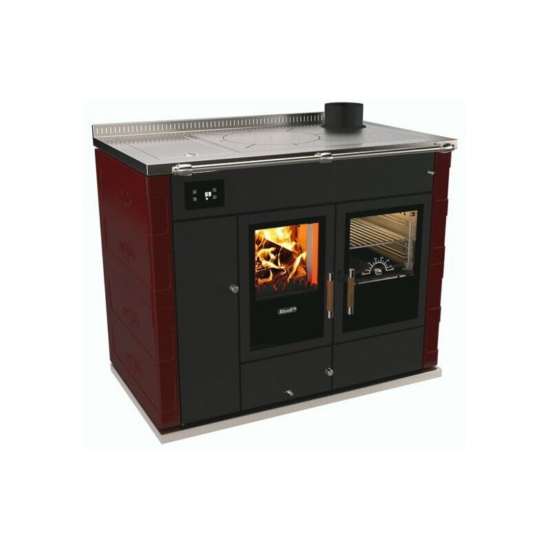Zentralheizungsherd Rizzoli - Serie STP mit Backofen - Rustik - 30 kW