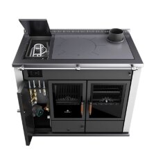 Zentralheizungsherd Rizzoli - Serie STP mit Backofen - Rustik - 30 kW
