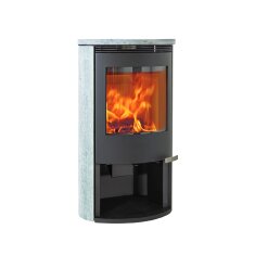 Kaminofen ILD 11 Eco Serpentinstein - 6,5 kW - Schwarz