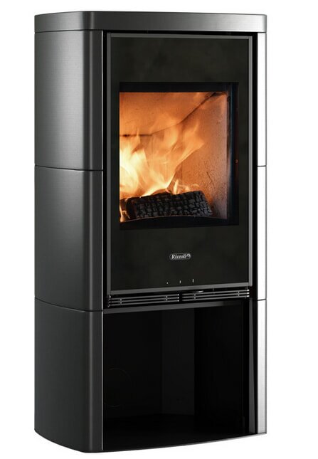 Kaminofen Rizzoli - Serie X Art - Basic - 7,7 kW - Keramikverkleidung