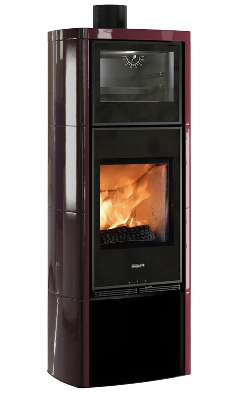 Kaminofen Rizzoli - Serie X Art - Chef - 7,7 kW - Keramikverkleidung
