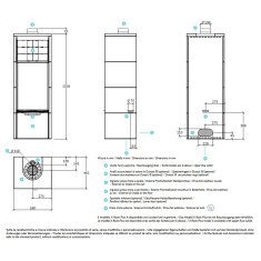 Kaminofen Rizzoli - Serie X Rock - Plus - 7,7 kW - Speckstein
