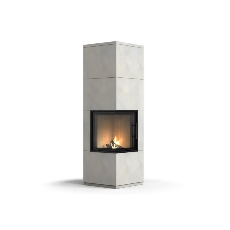 Kaminbausatz Camina S23 GO-Line - 2 kW - Grundofen-Wärmespeicheranlage
