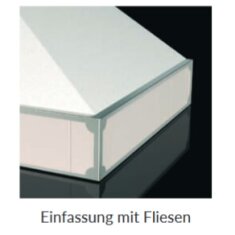Rizzoli Einfassung - Einfassung mit Fliesen