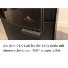 Kaminofen Jydepejsen Bella mit Seitenfenster - 5 kW