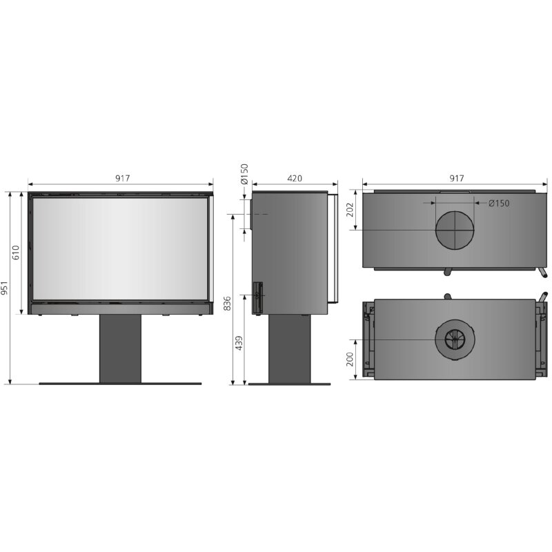 Kaminofen Oranier Ziva XL - 8 kW